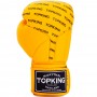 Top King "Full Impact Single Tone" Боксерские Перчатки Тайский Бокс Yellow